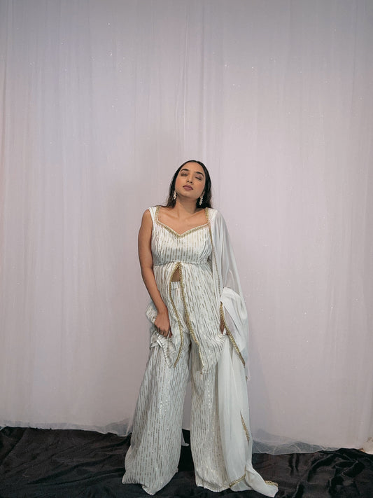 Slit banaras sherara