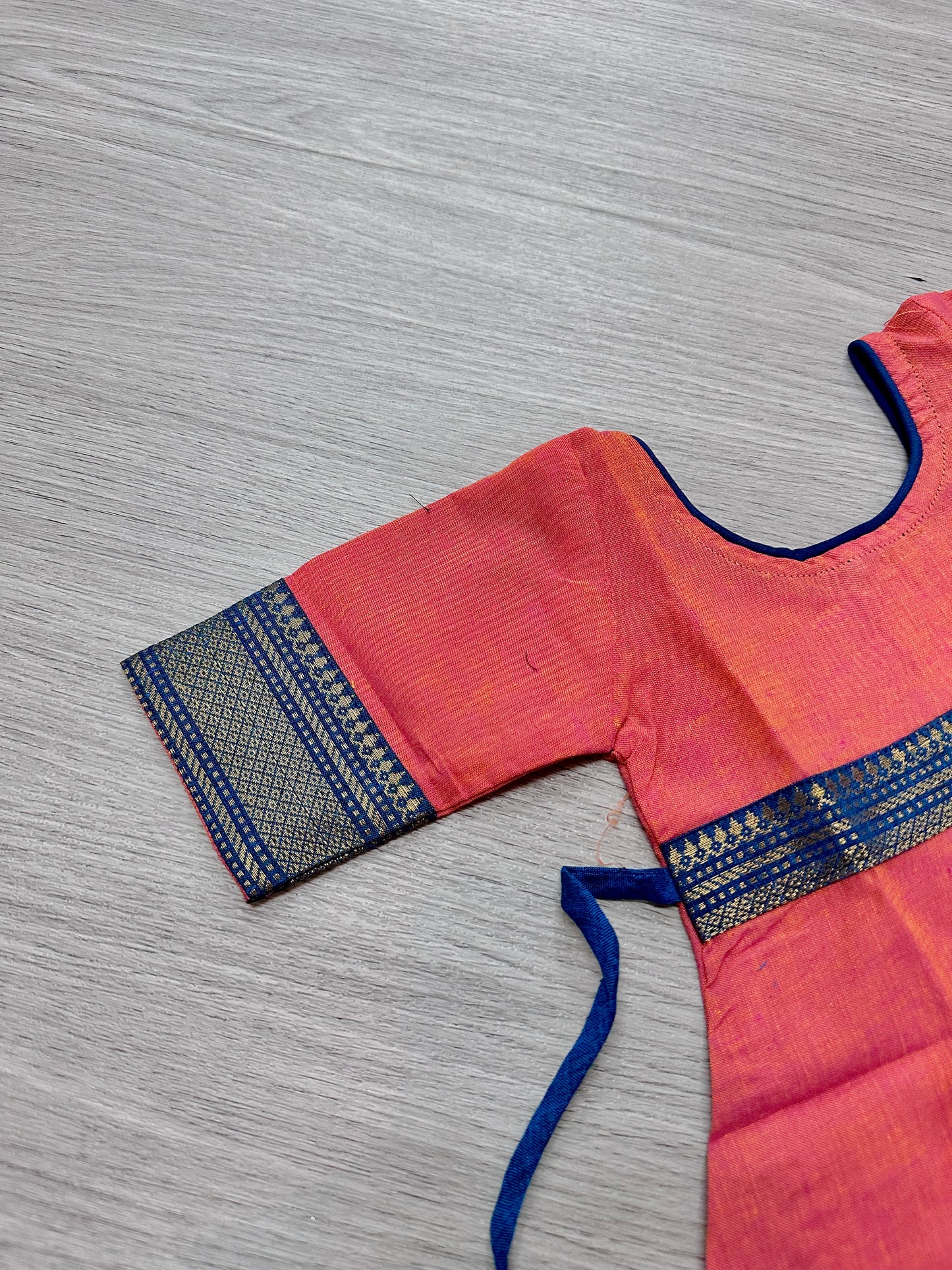 Pink cotton anarkali