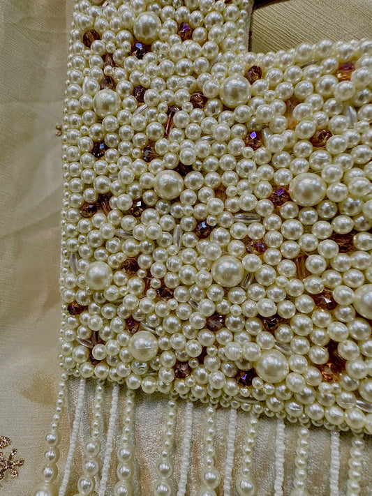 Pearl droplet clutch