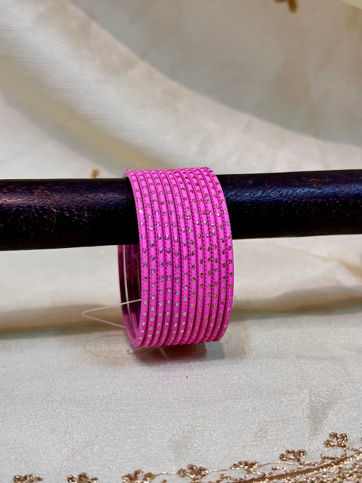 2.4 rose pink bangles