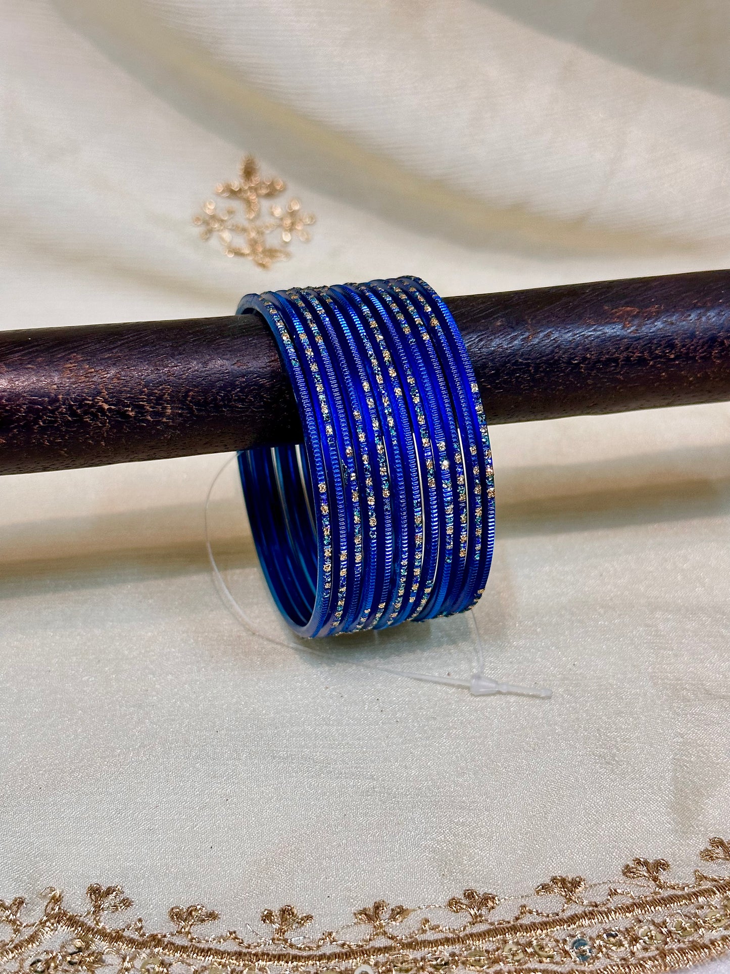 2.4 admiral blue shimmer bangles