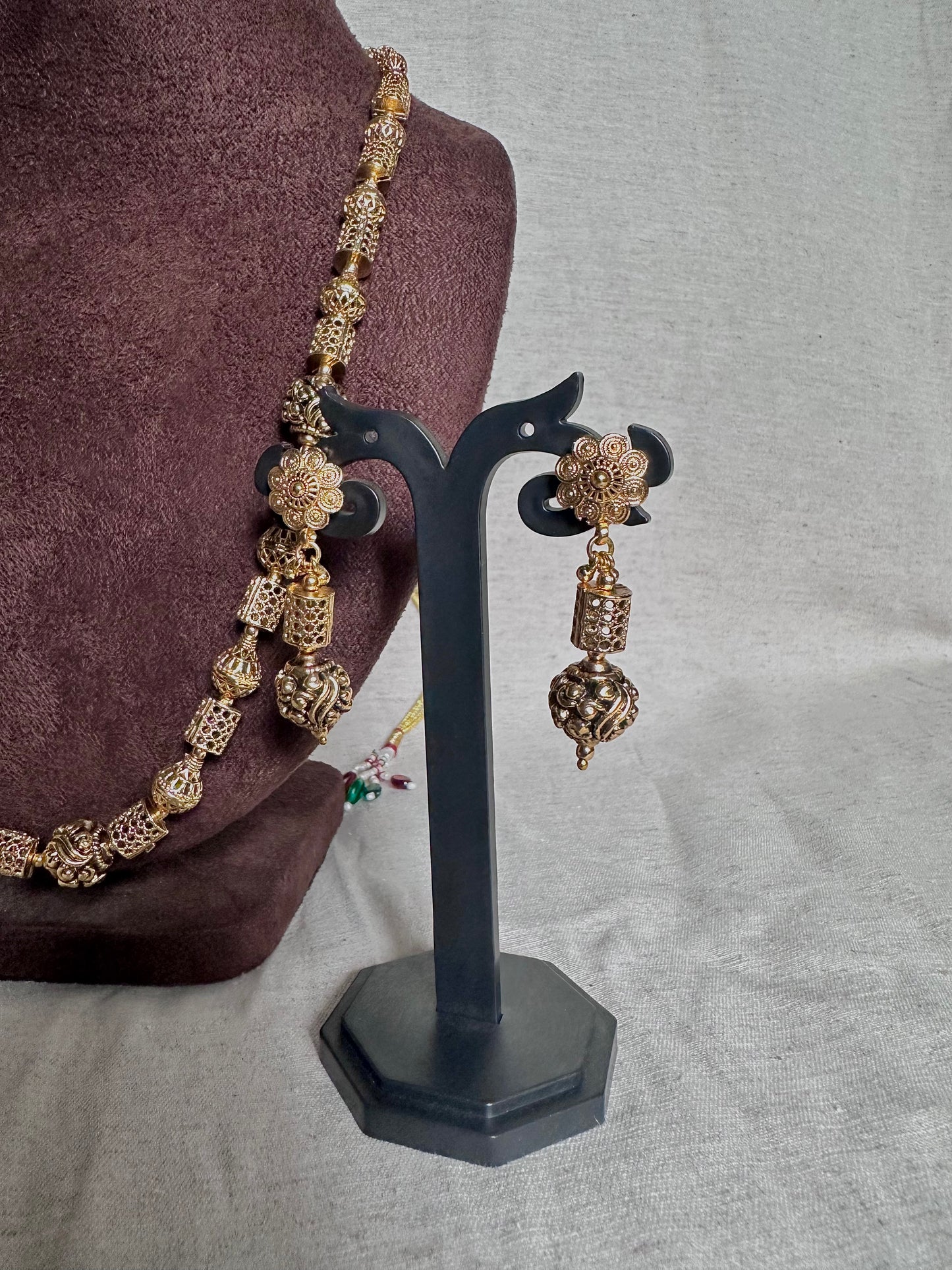 Yellow gold long chain