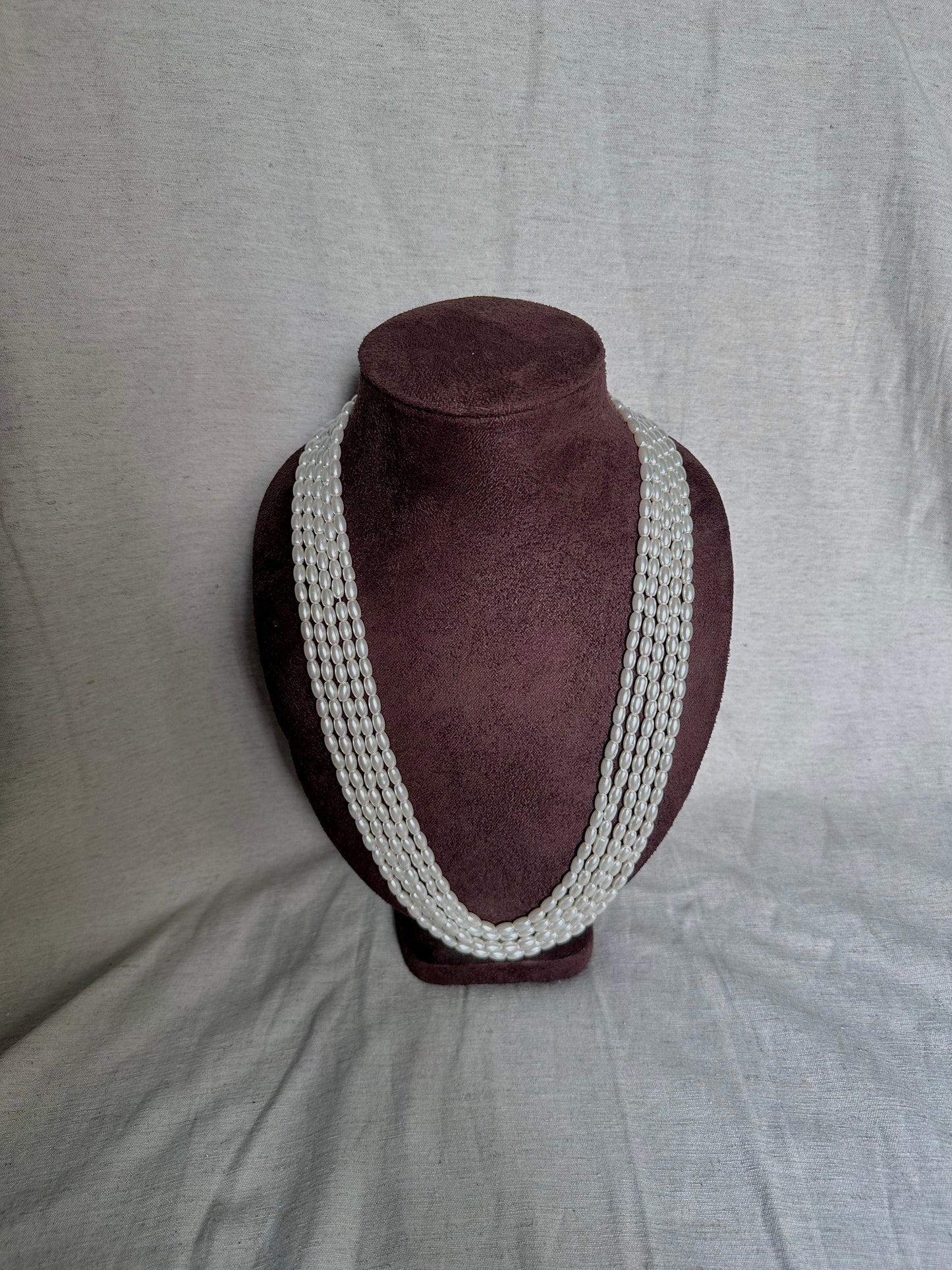 4 layer pearl long chain