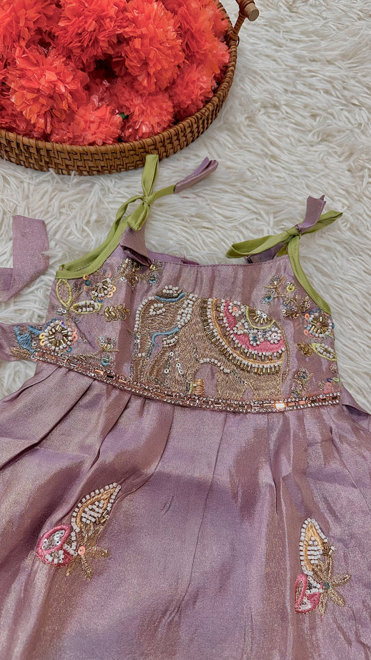 Elephant lilac dress