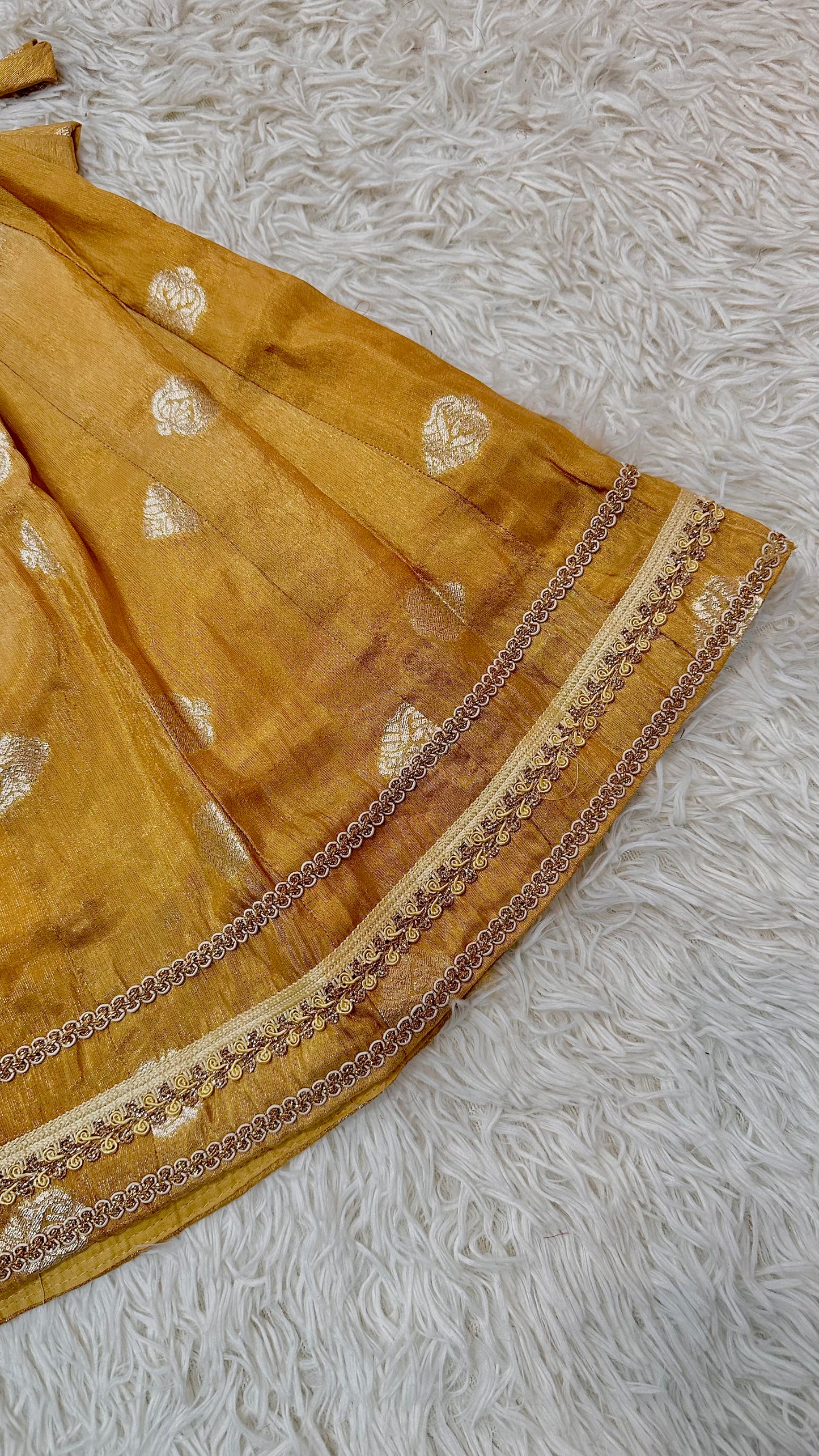 Gold banaras lehenga