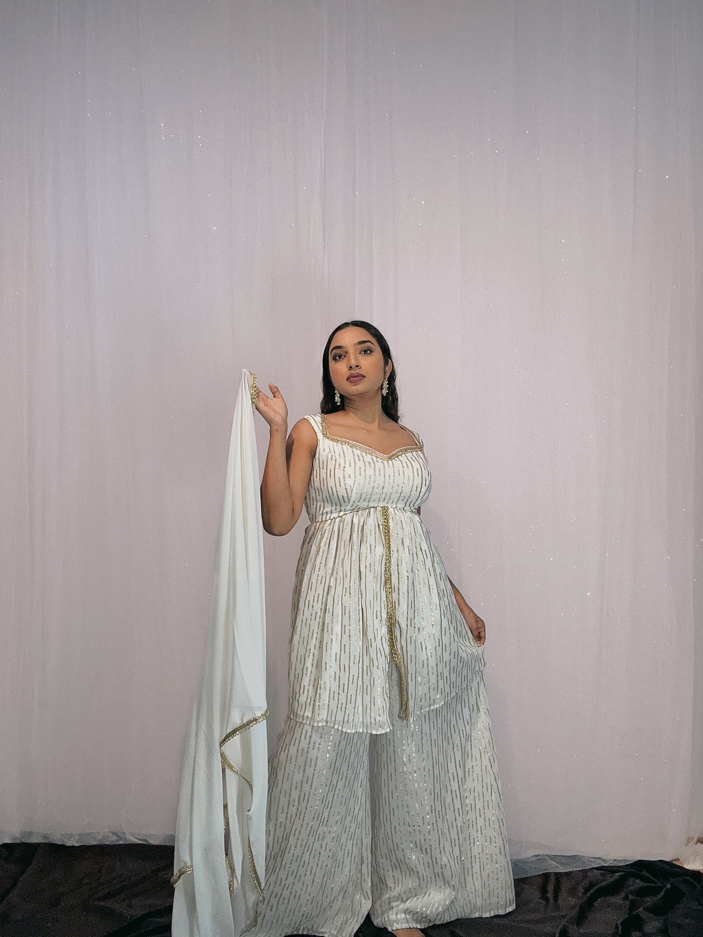 Slit banaras sherara