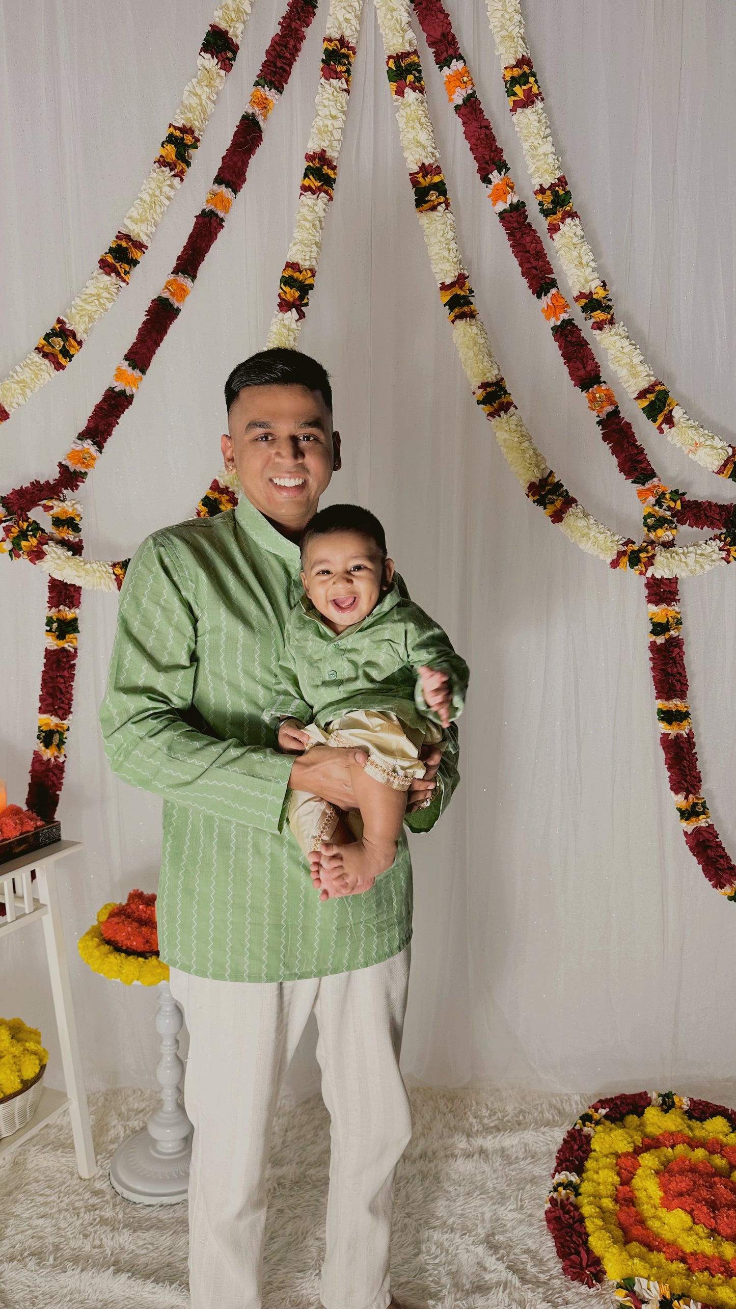 Mint green premium cotton kurta top