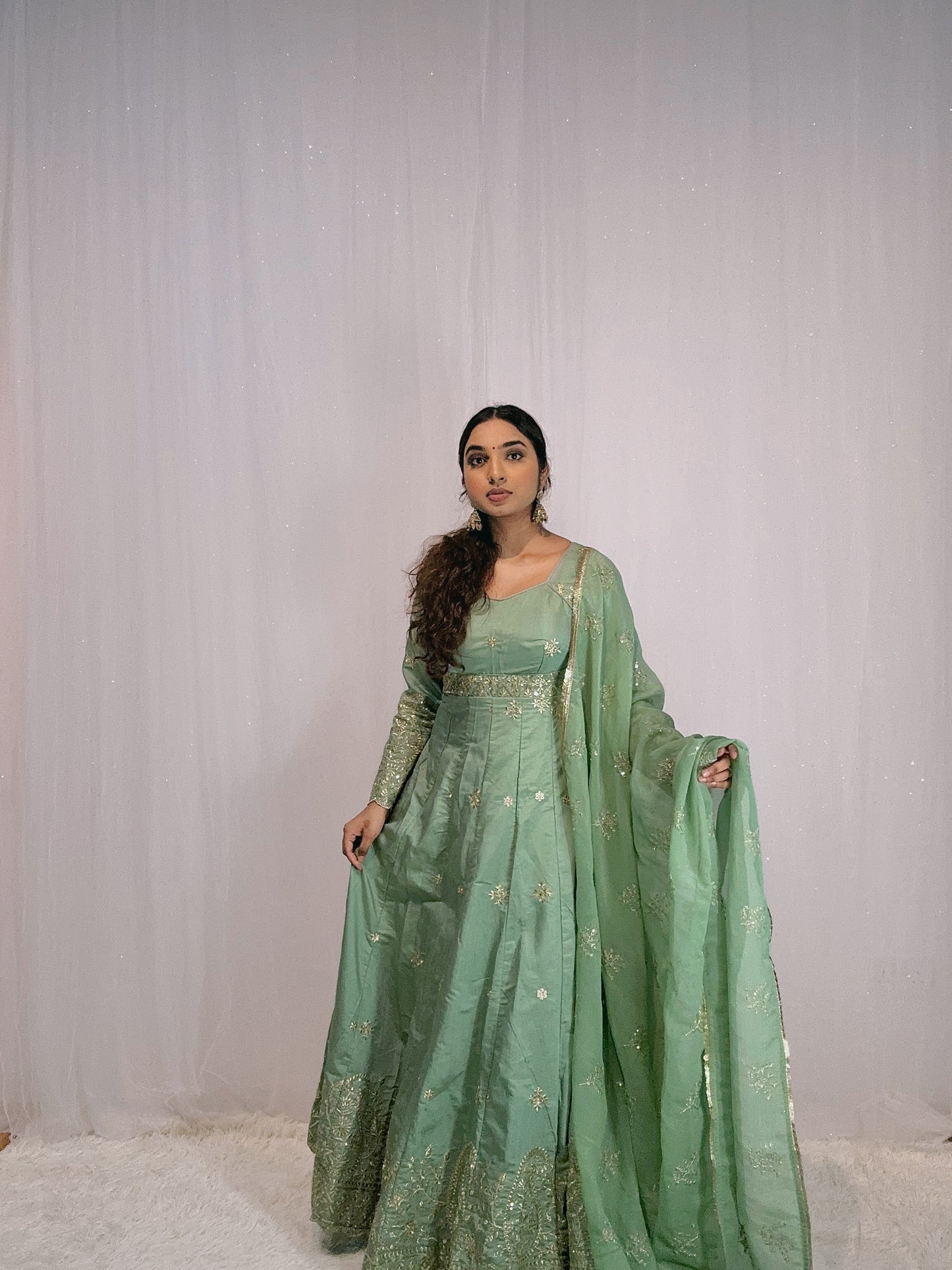 Sequins anarkali