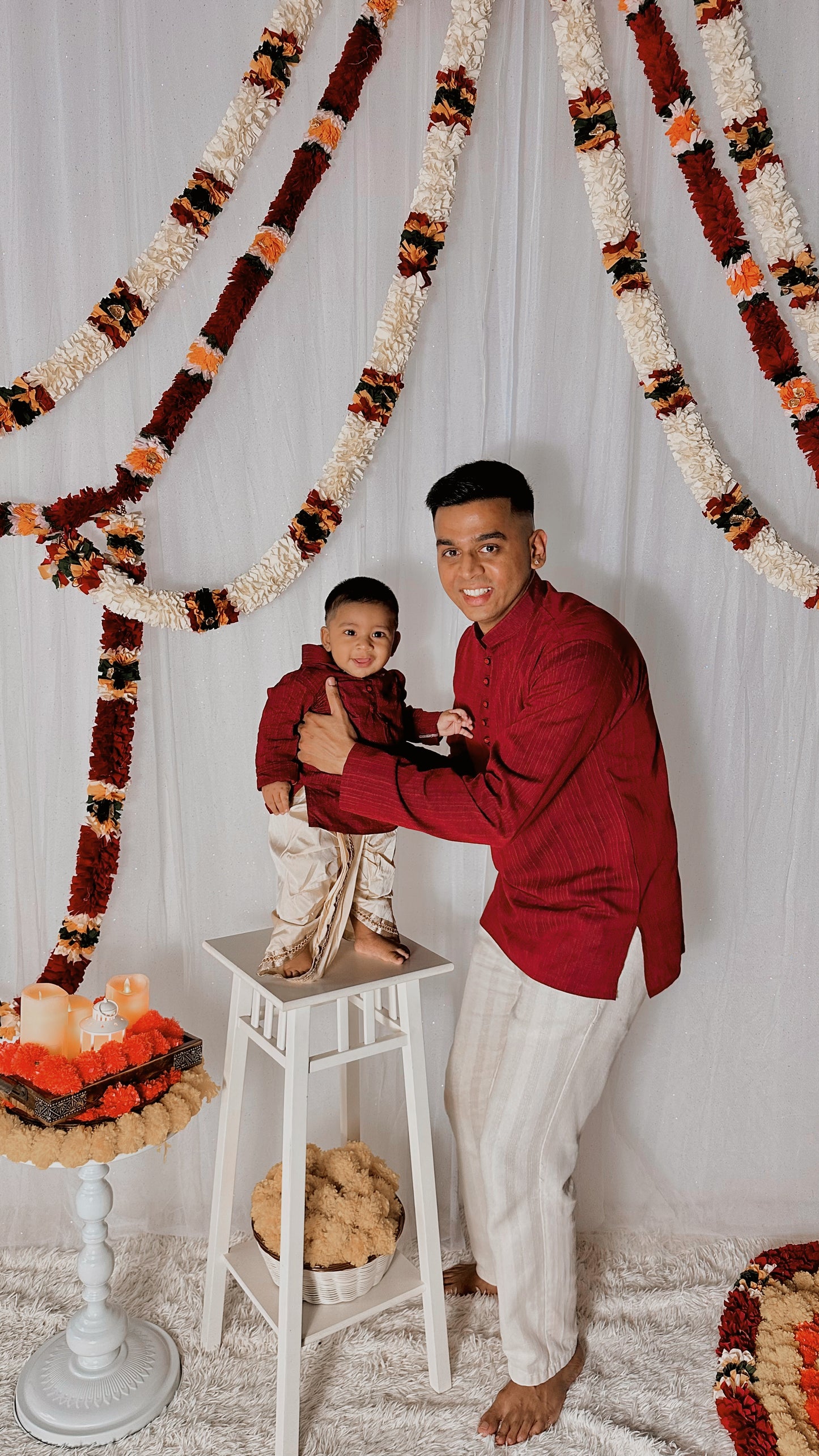 Maroon premium cotton kurta top