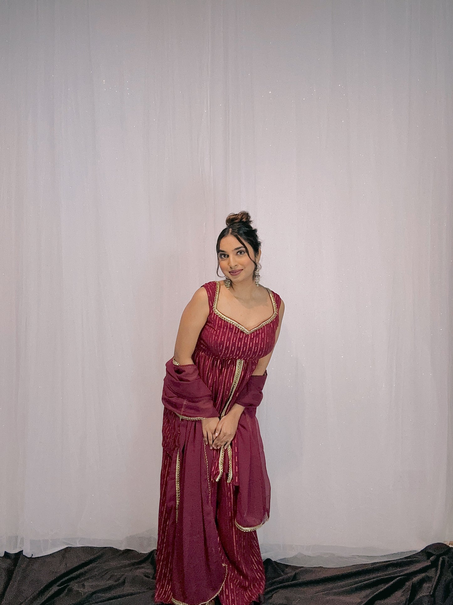 Slit banaras sherara