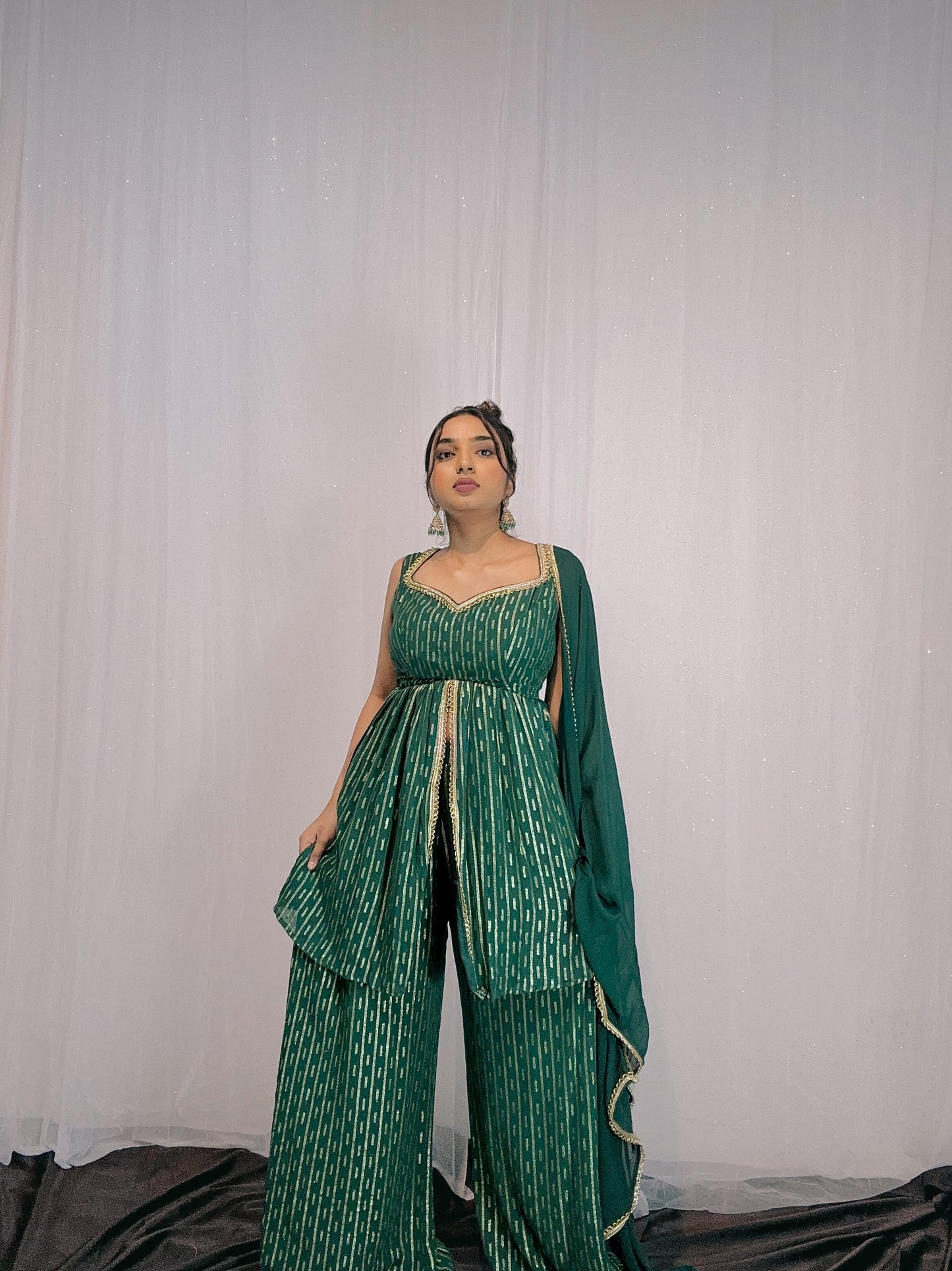 Slit banaras sherara