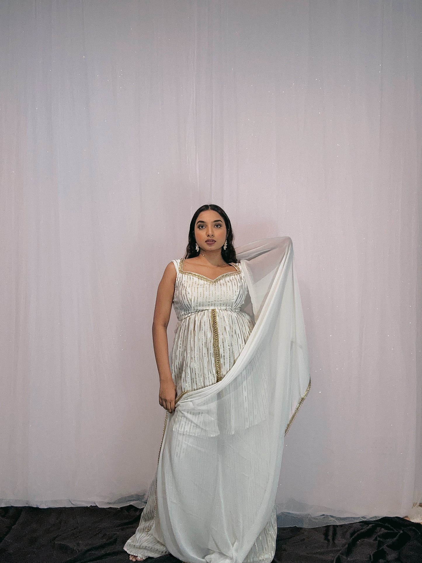 Slit banaras sherara