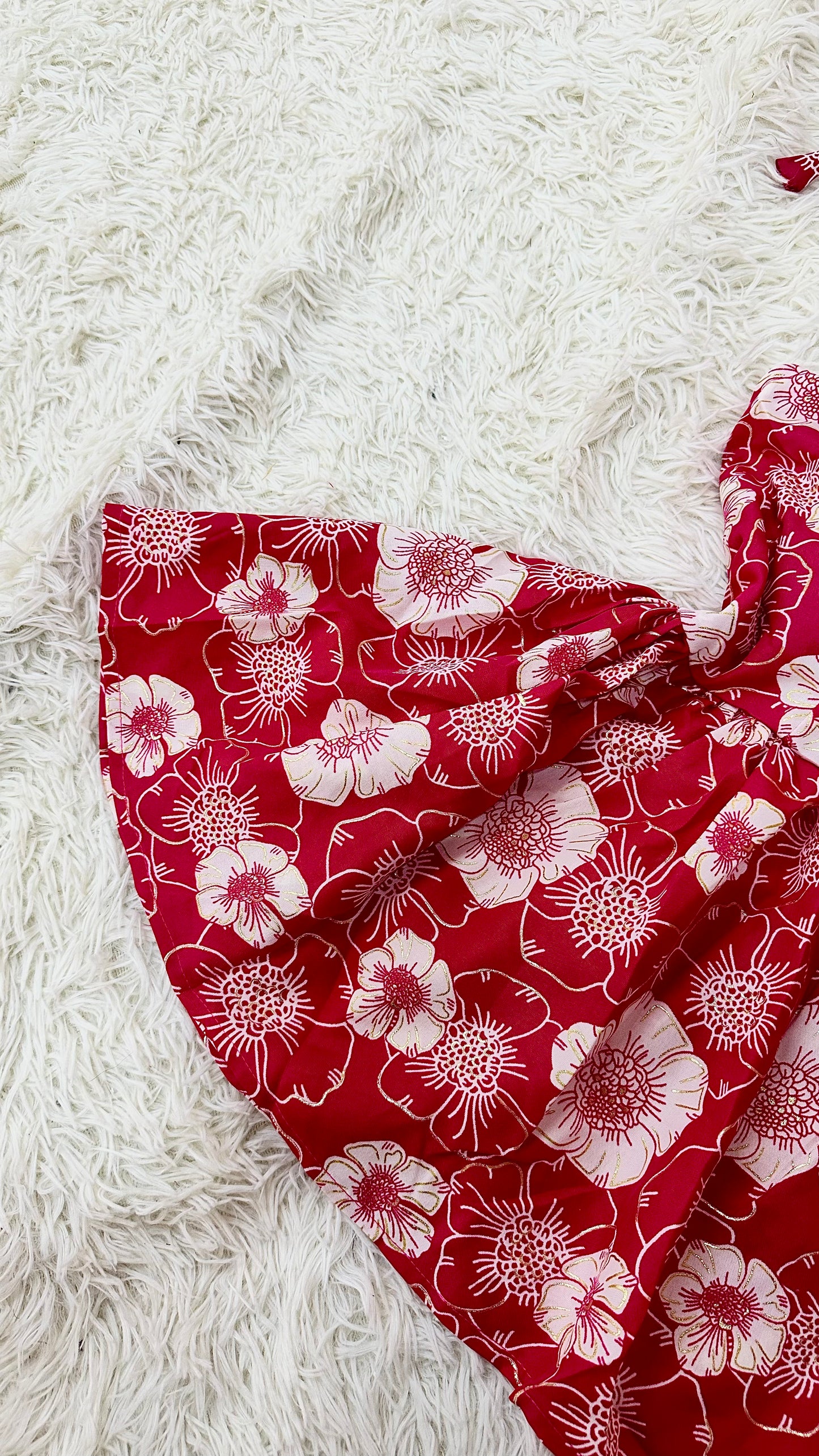 Short hot pink kurti