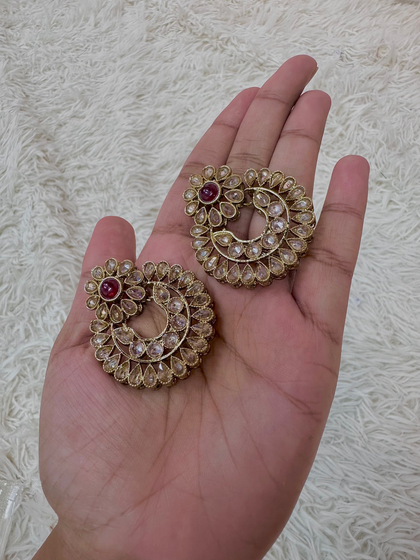 Flower earrings
