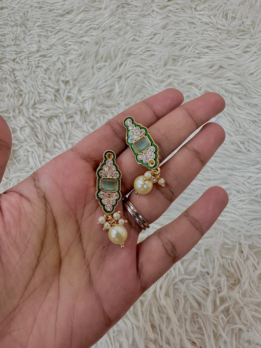 Powder blue earrings