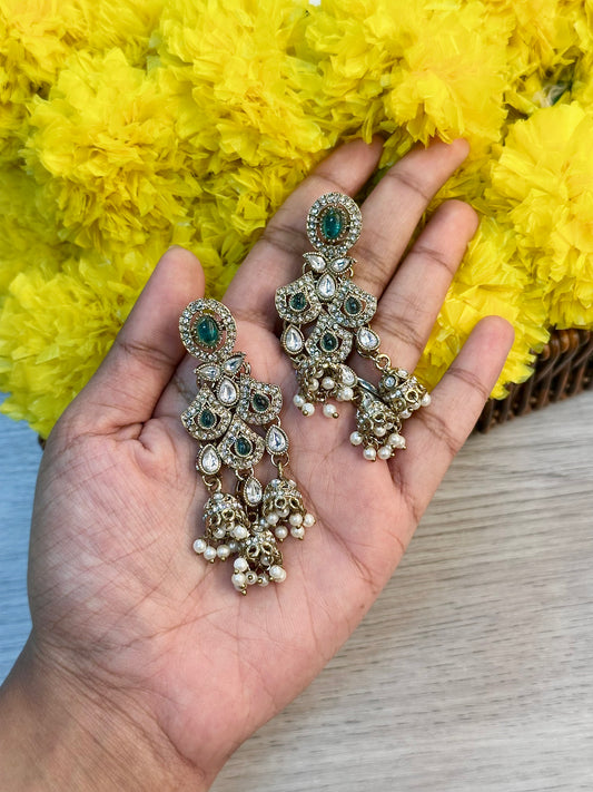 Turquoise dreamcatcher earrings