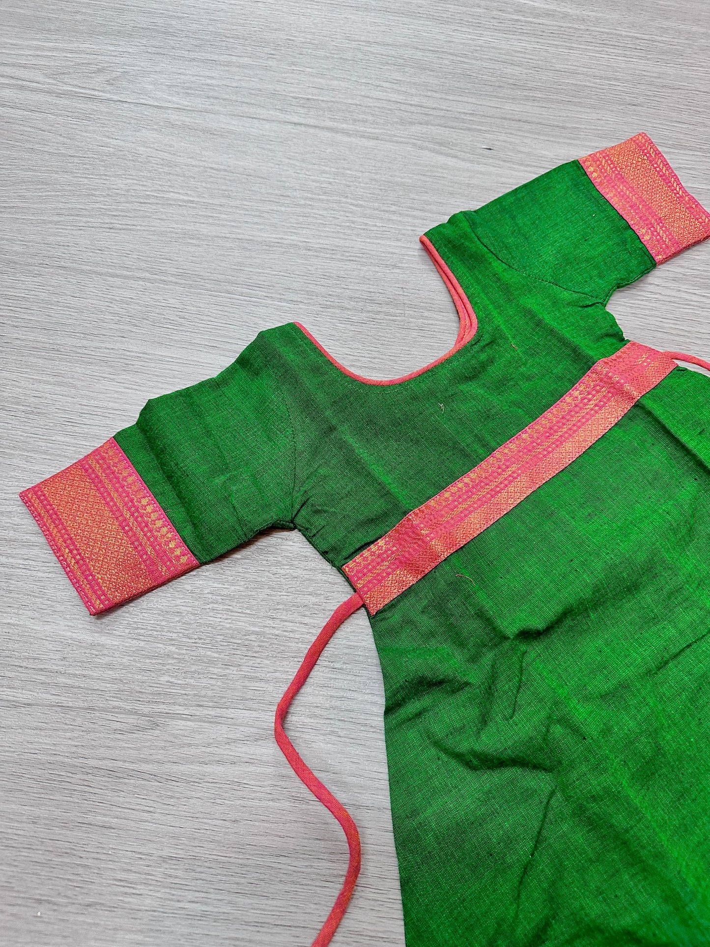 Green cotton anarkali