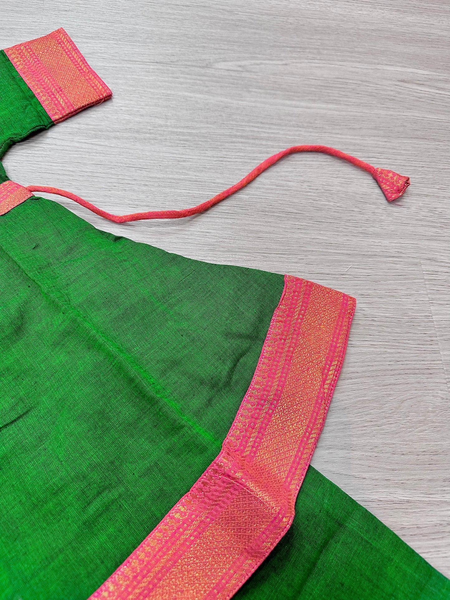 Green cotton anarkali