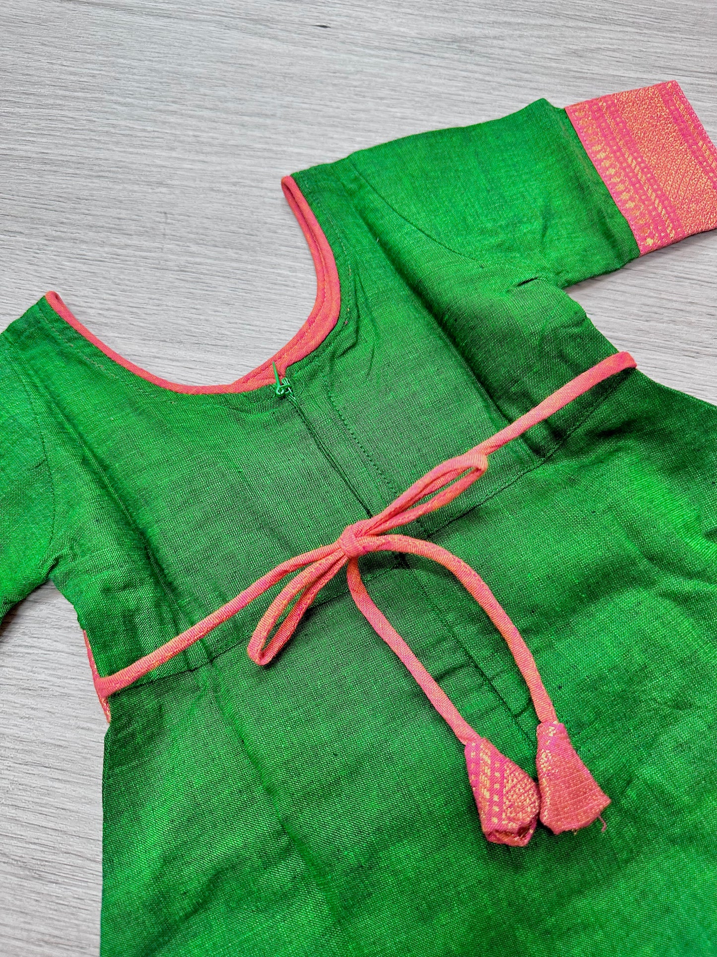 Green cotton anarkali
