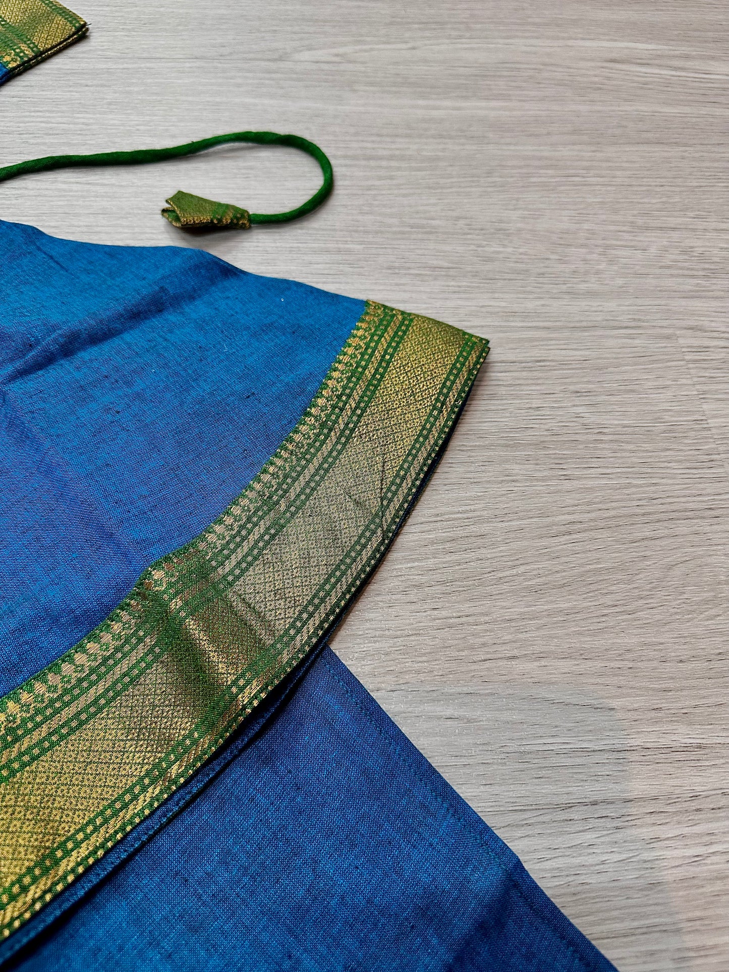 Blue cotton anarkali