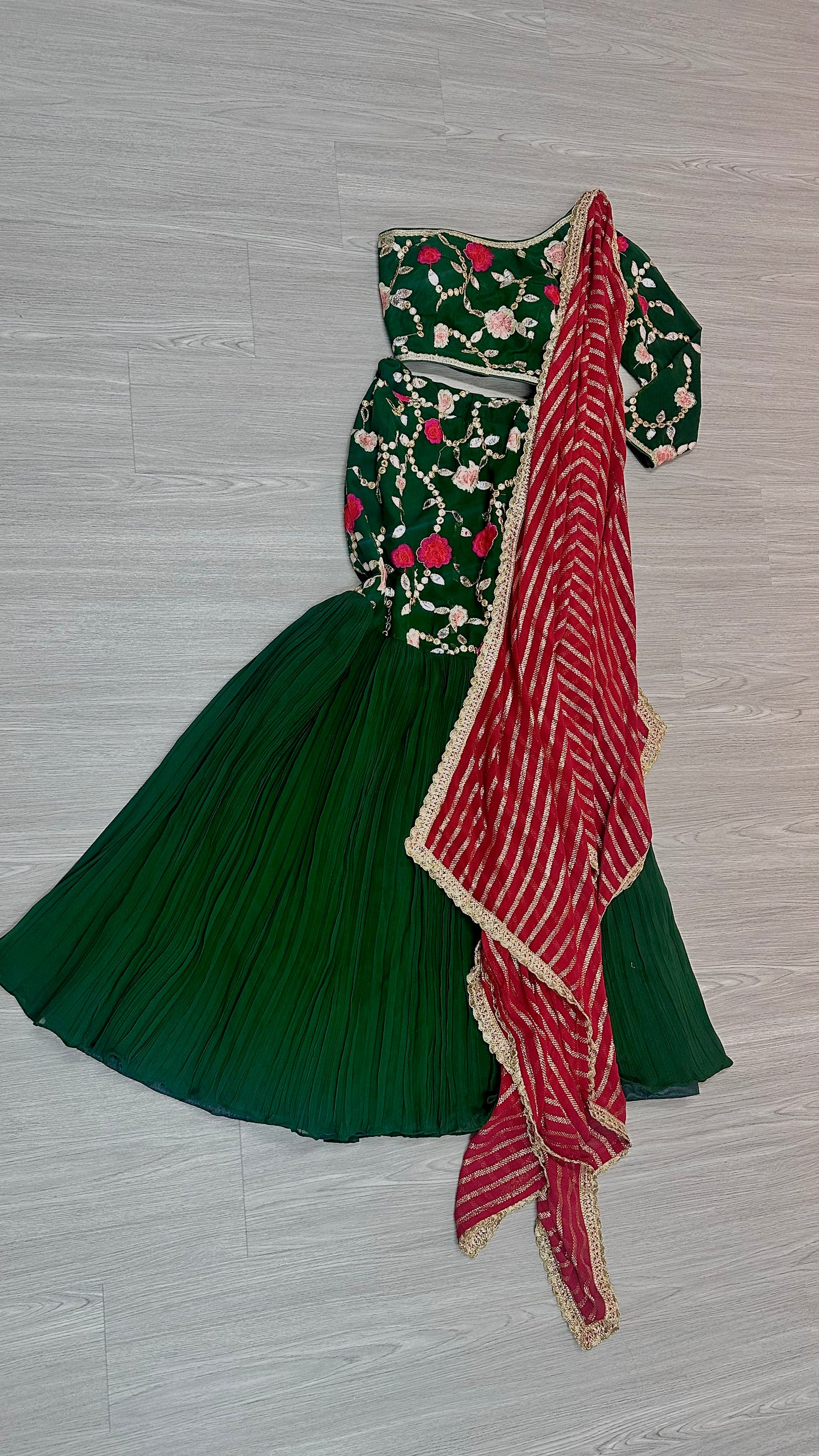 Emerald kotapati mermaid lehenga