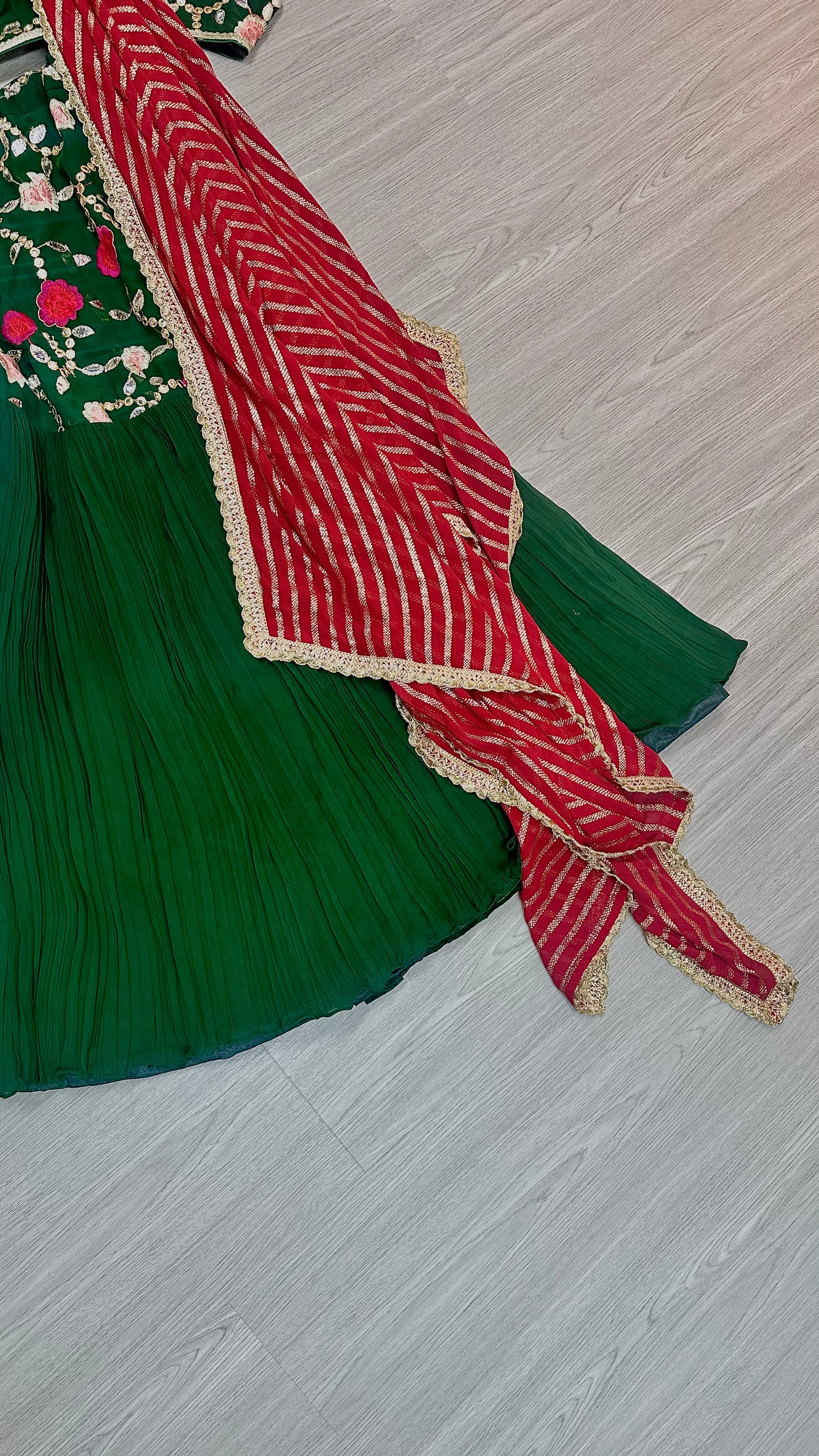 Emerald kotapati mermaid lehenga
