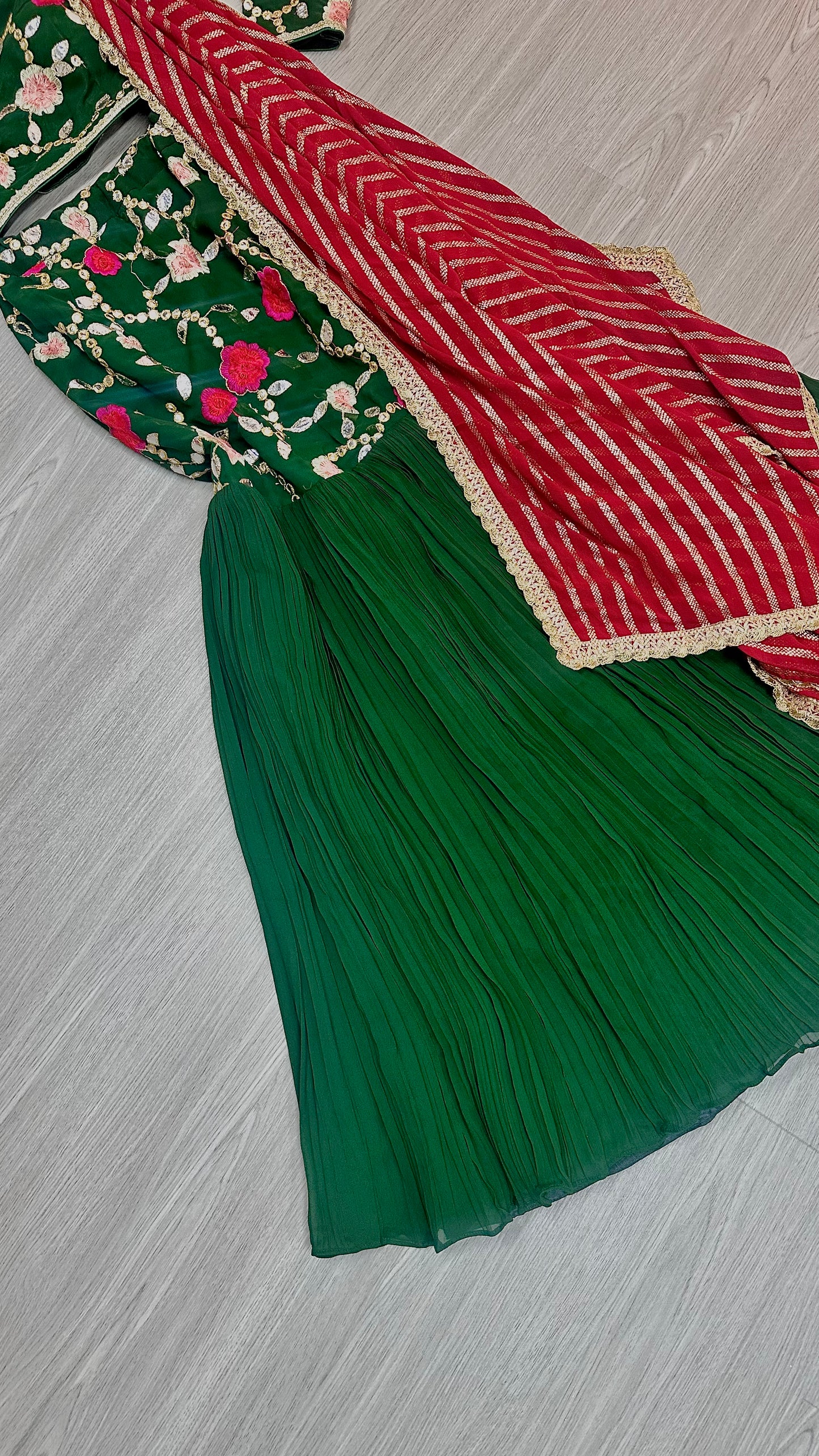 Emerald kotapati mermaid lehenga