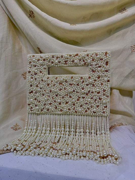 Pearl droplet clutch