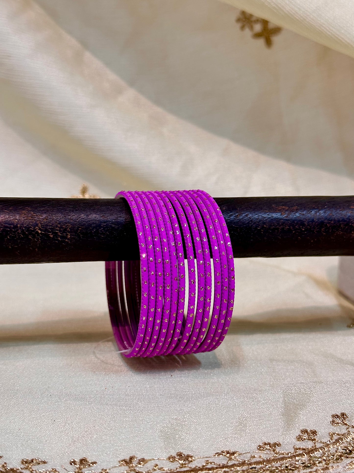 2.4 phlox purple bangles