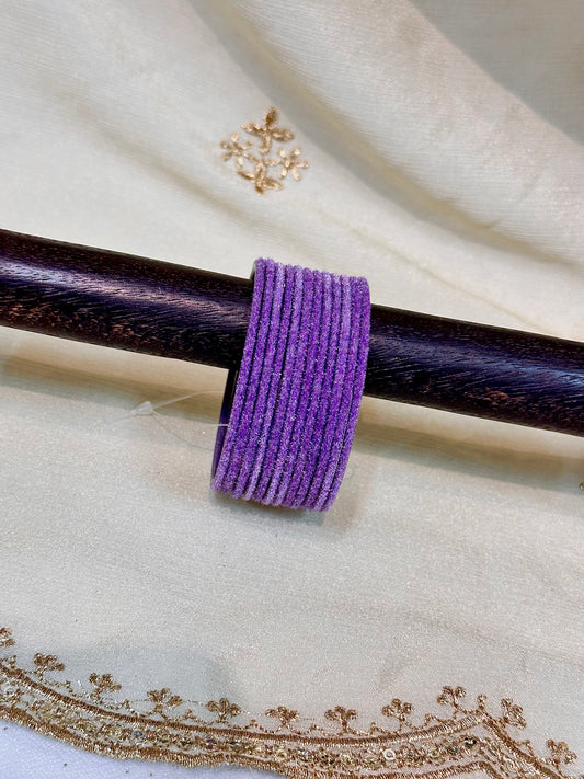 2.4 iris velvet bangles