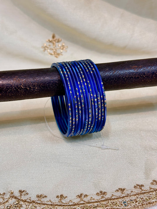 2.4 admiral blue shimmer bangles