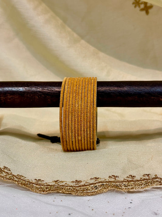 2.6 bronze velvet bangles
