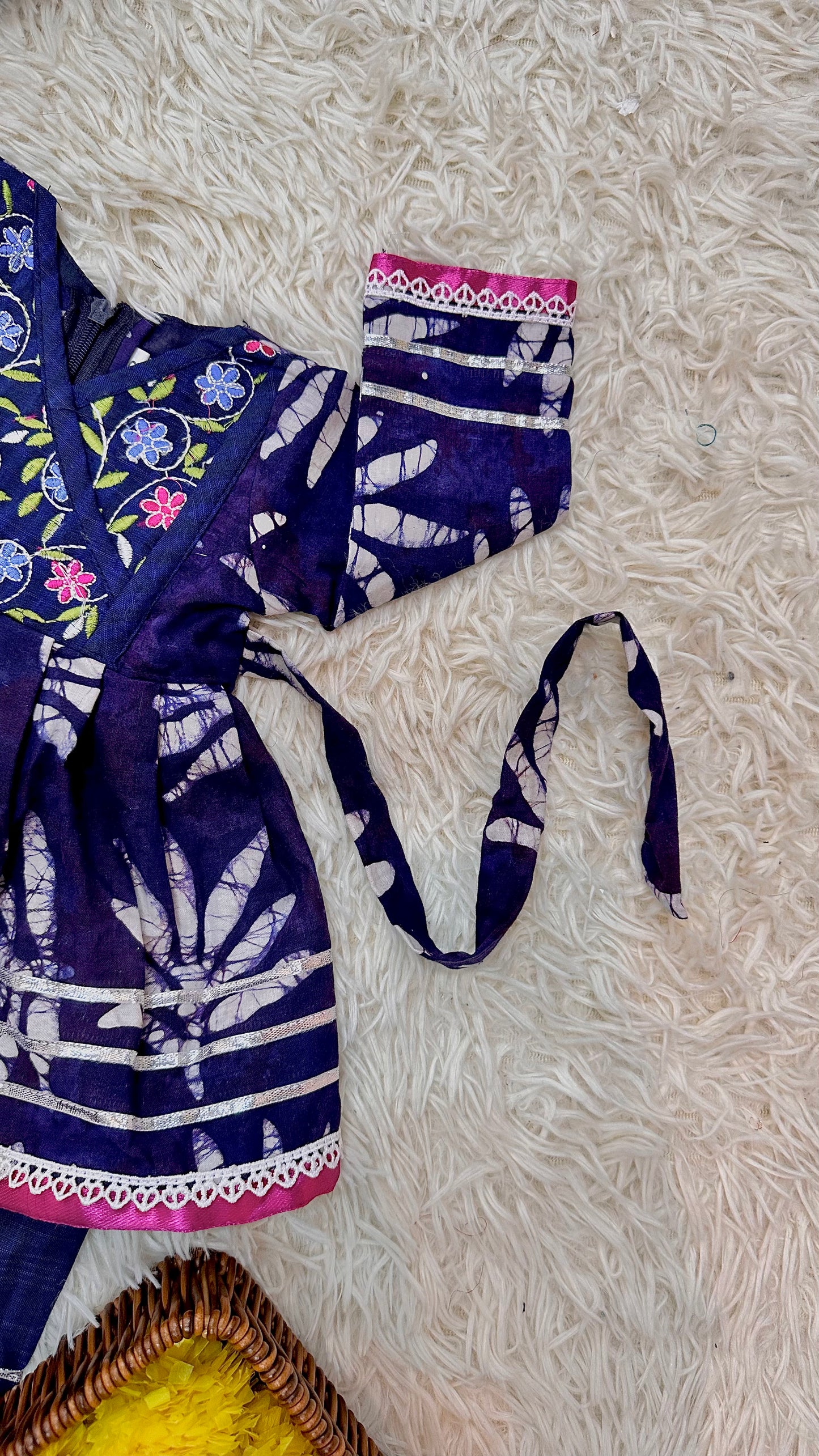 Blue premium cotton palazzo