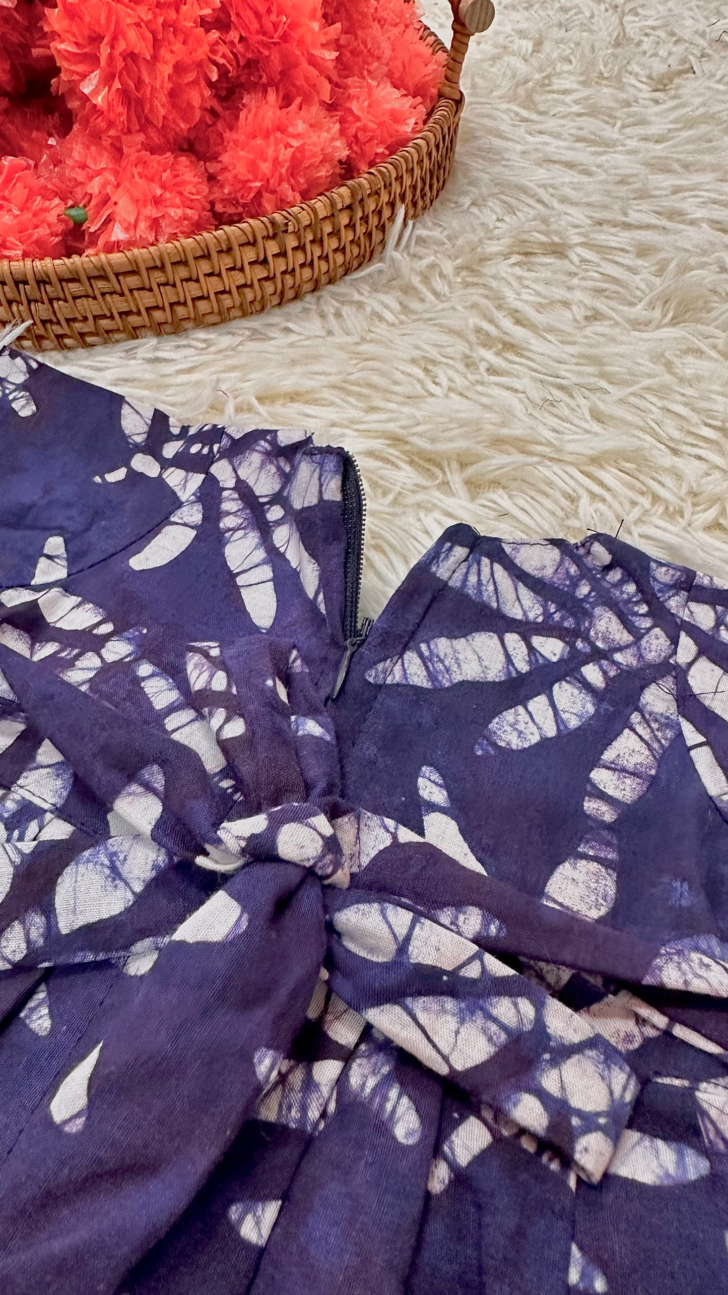 Blue premium cotton palazzo