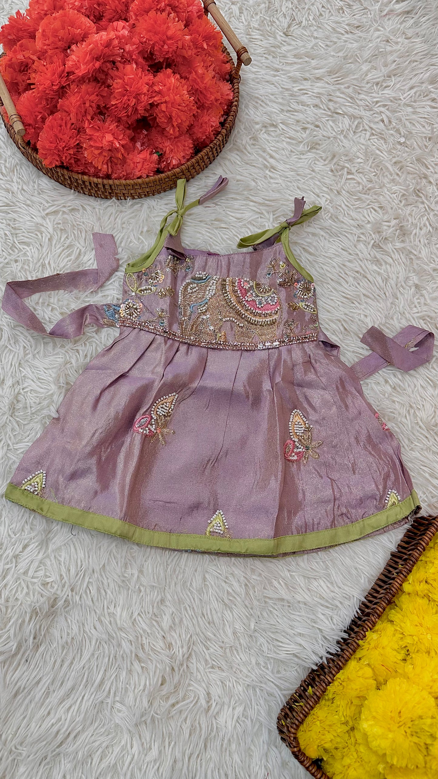 Elephant lilac dress