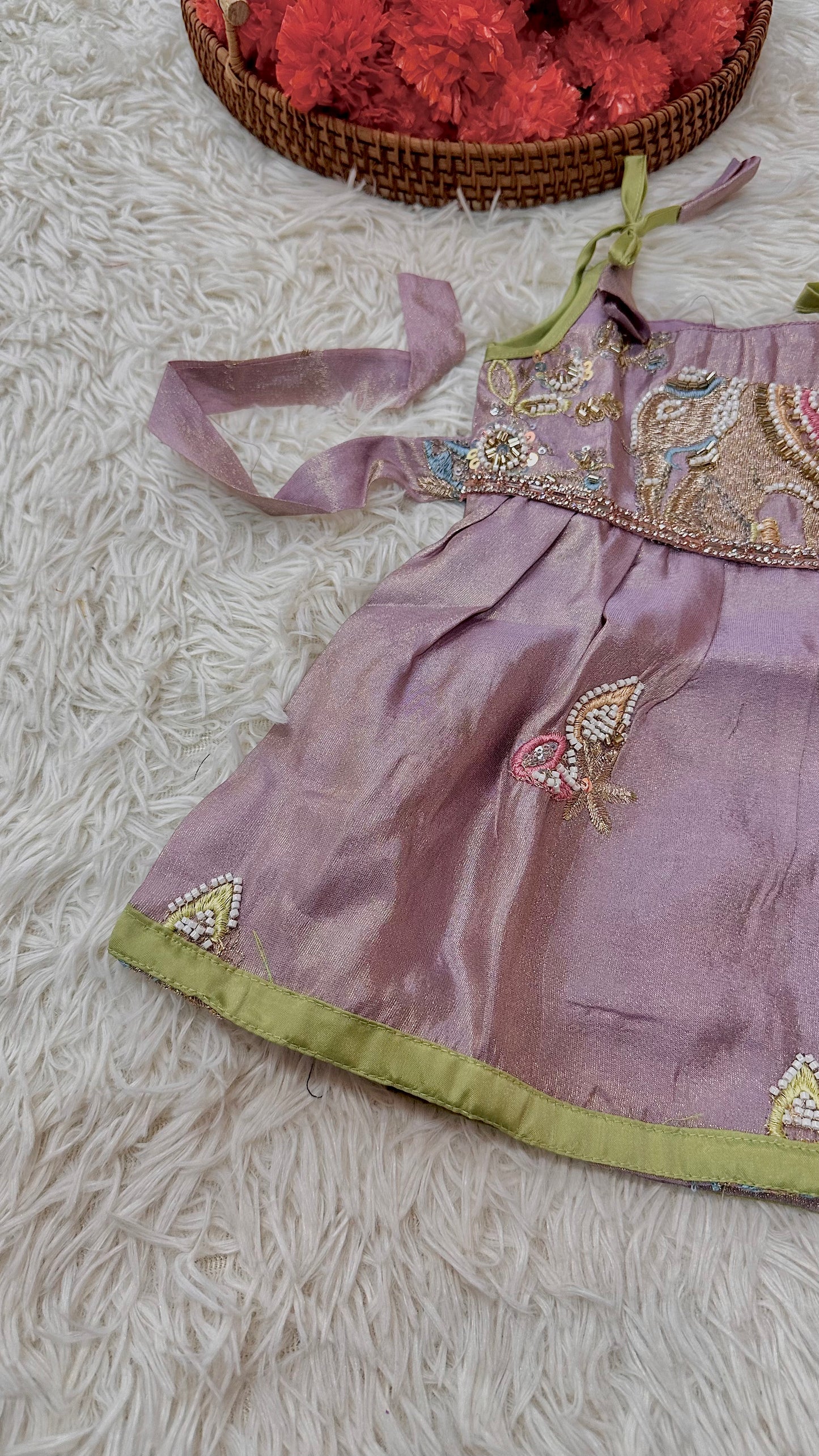 Elephant lilac dress