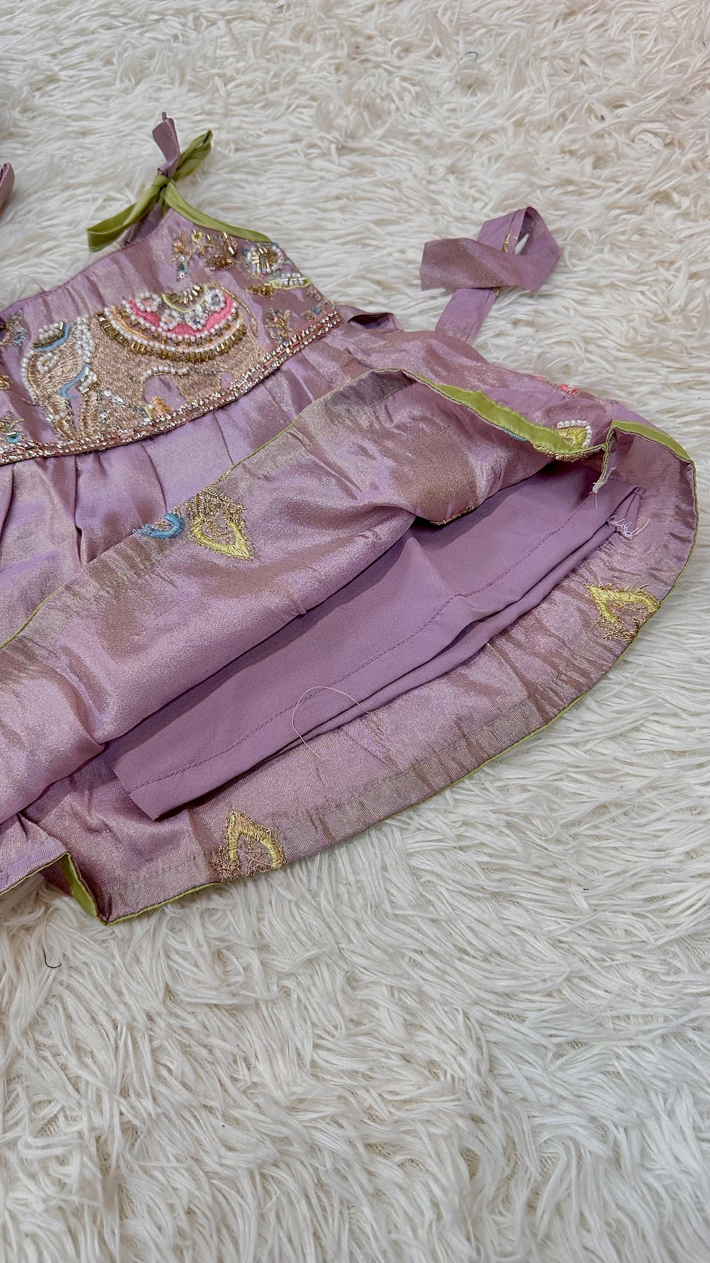 Elephant lilac dress