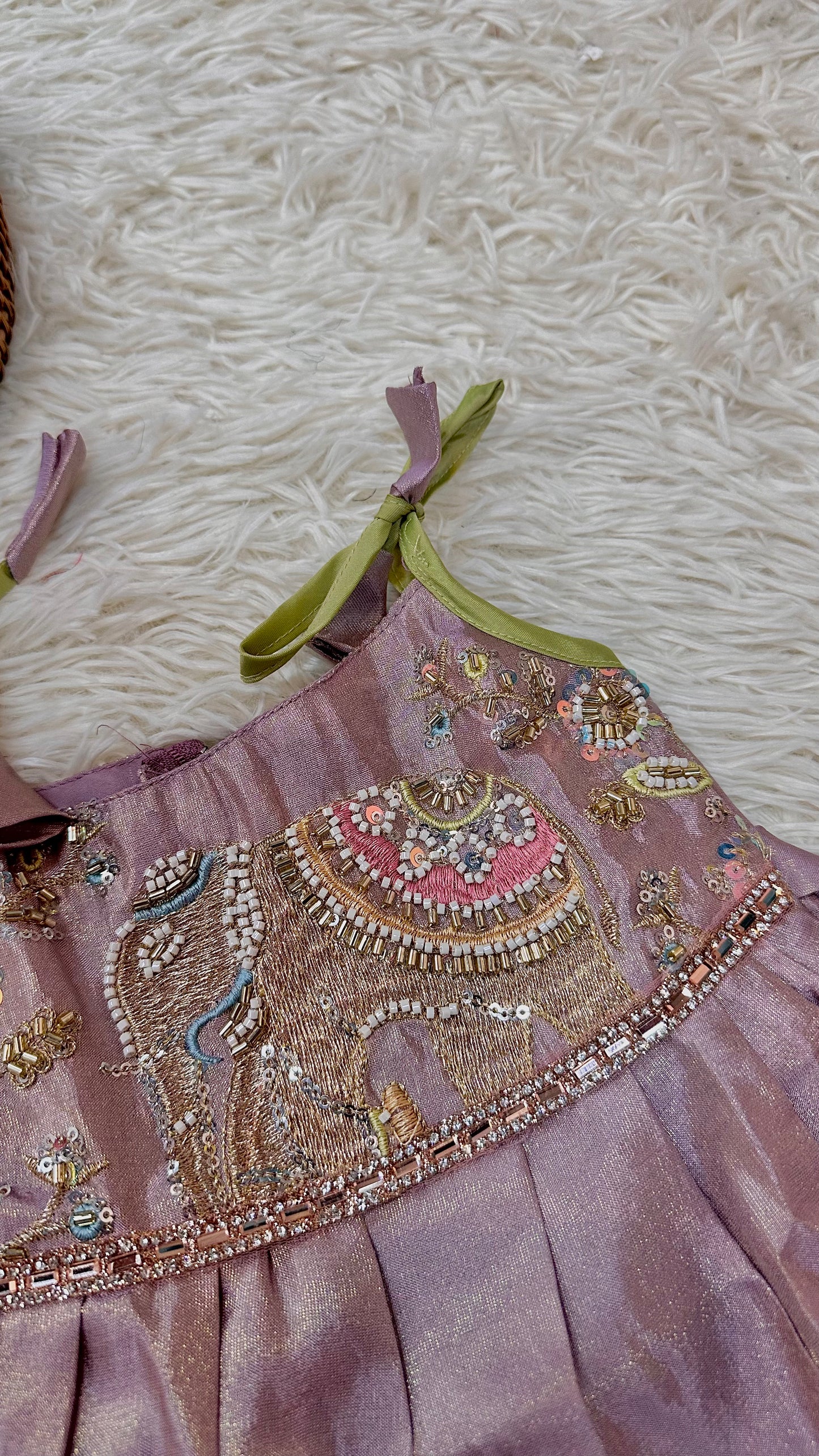 Elephant lilac dress