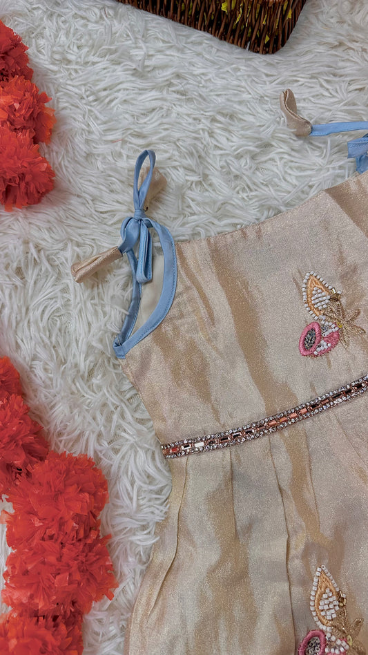 Offwhite pastel dress