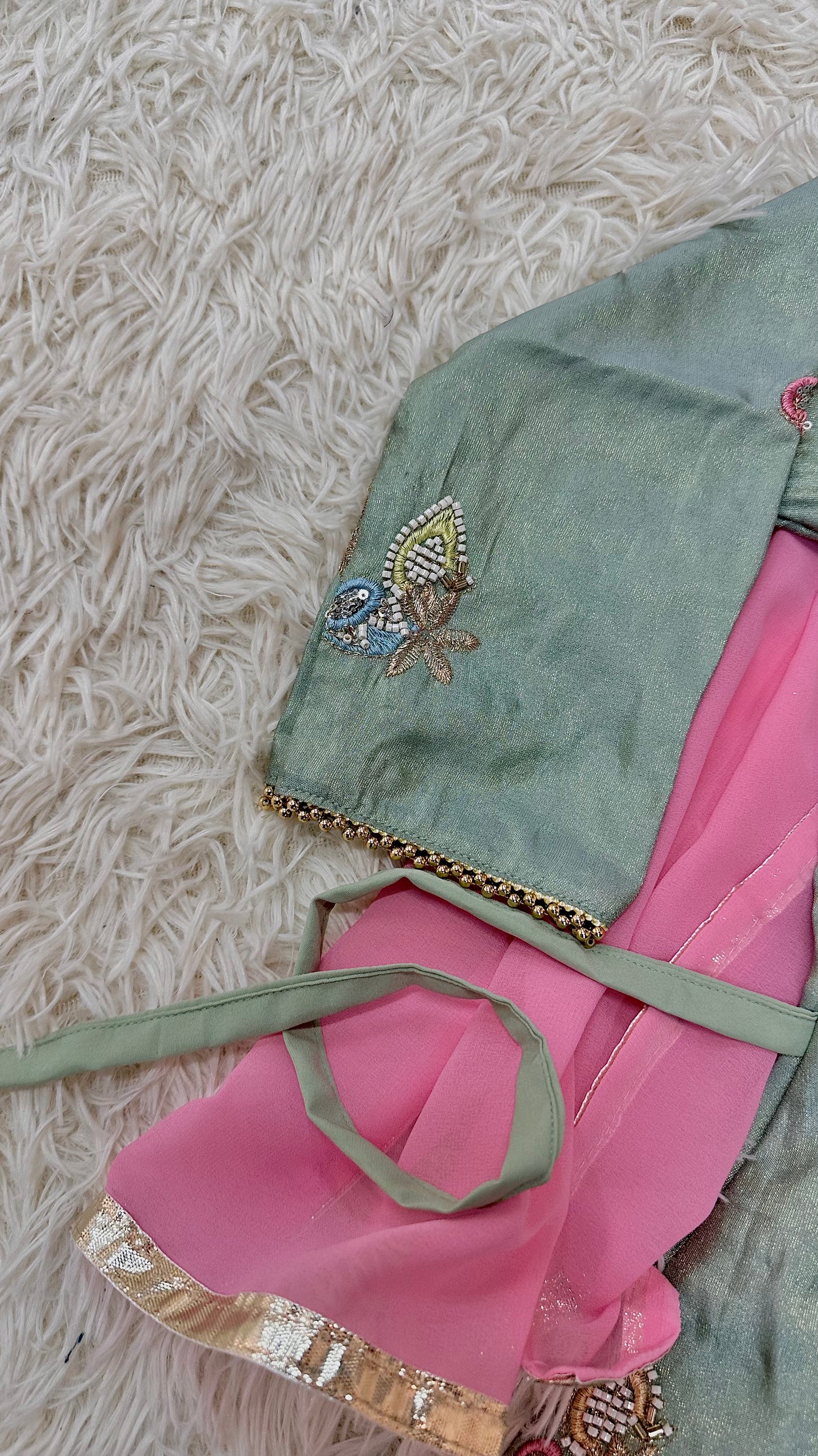 Mint green elephant suit