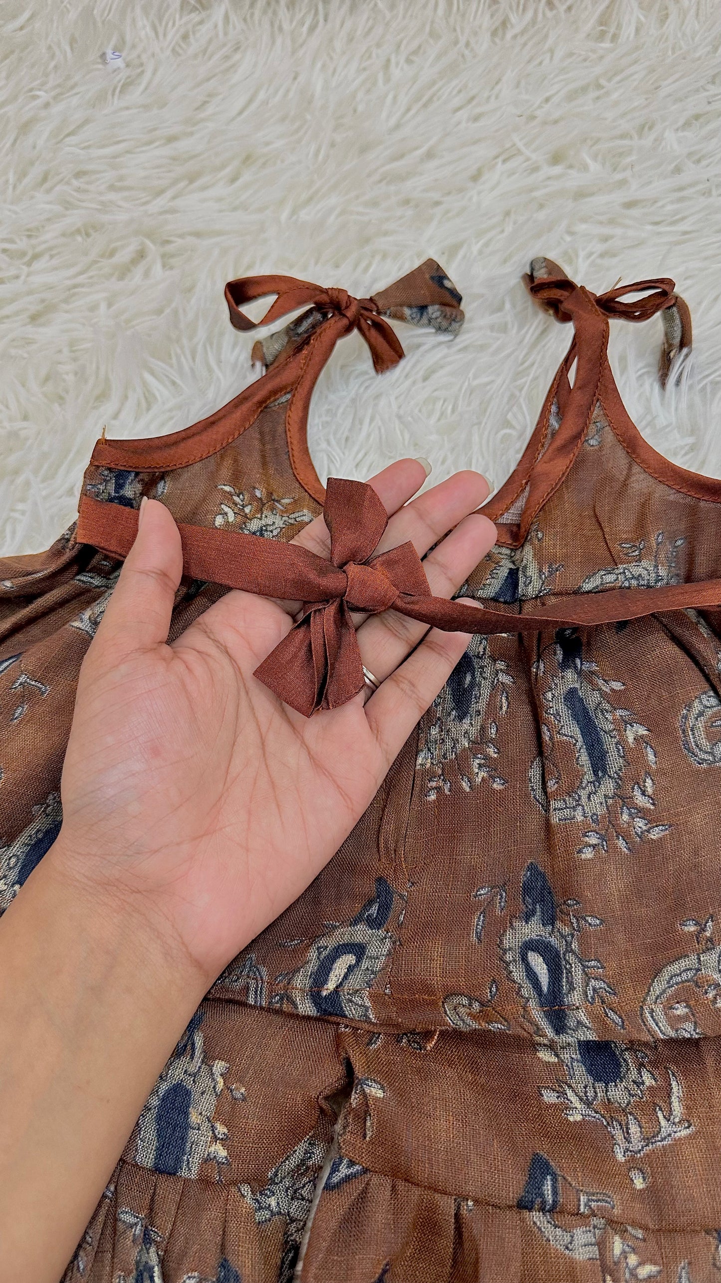 Golden brown gharara